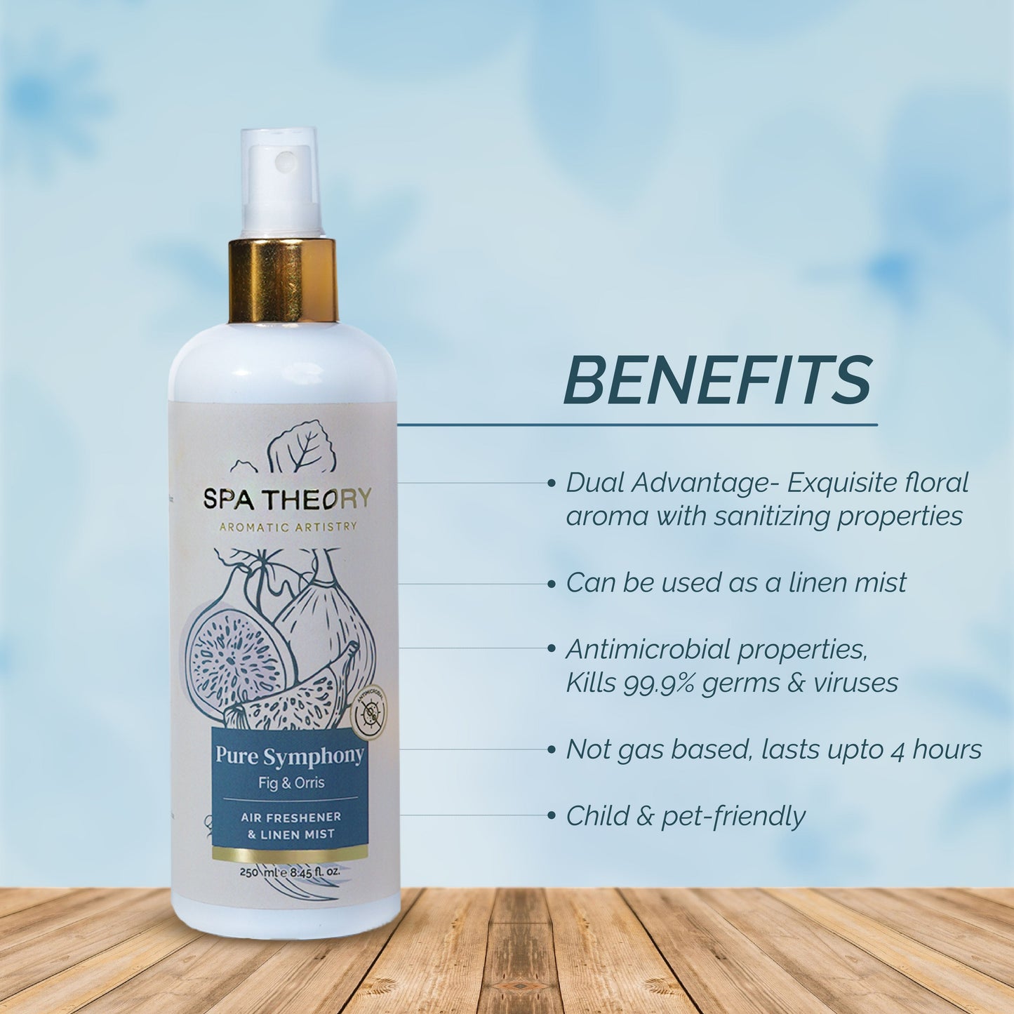 SpaTheory Pure Symphony fragrance diffuser product image with bottle and box