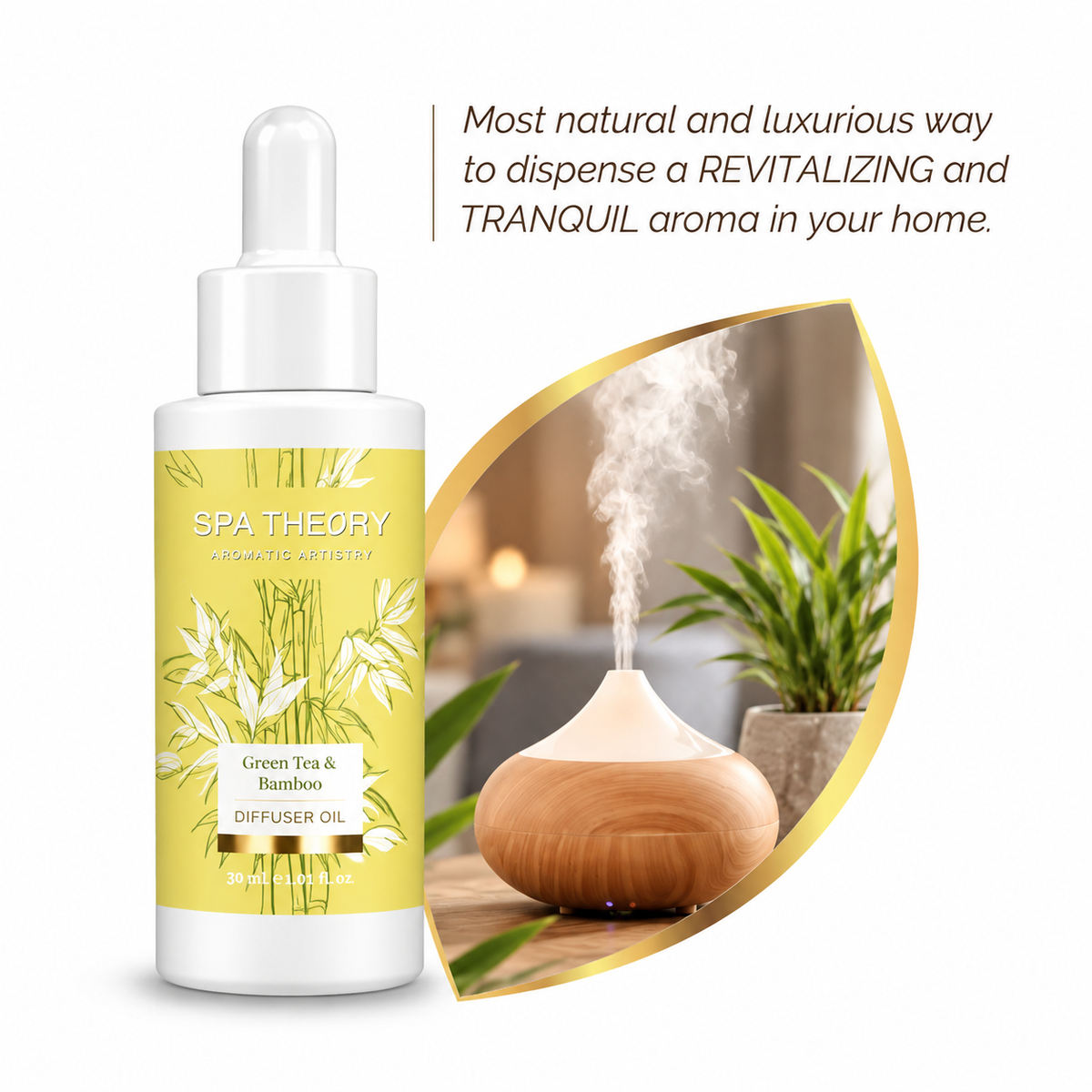 Energising Green Tea & Bamboo Diffuser Oil