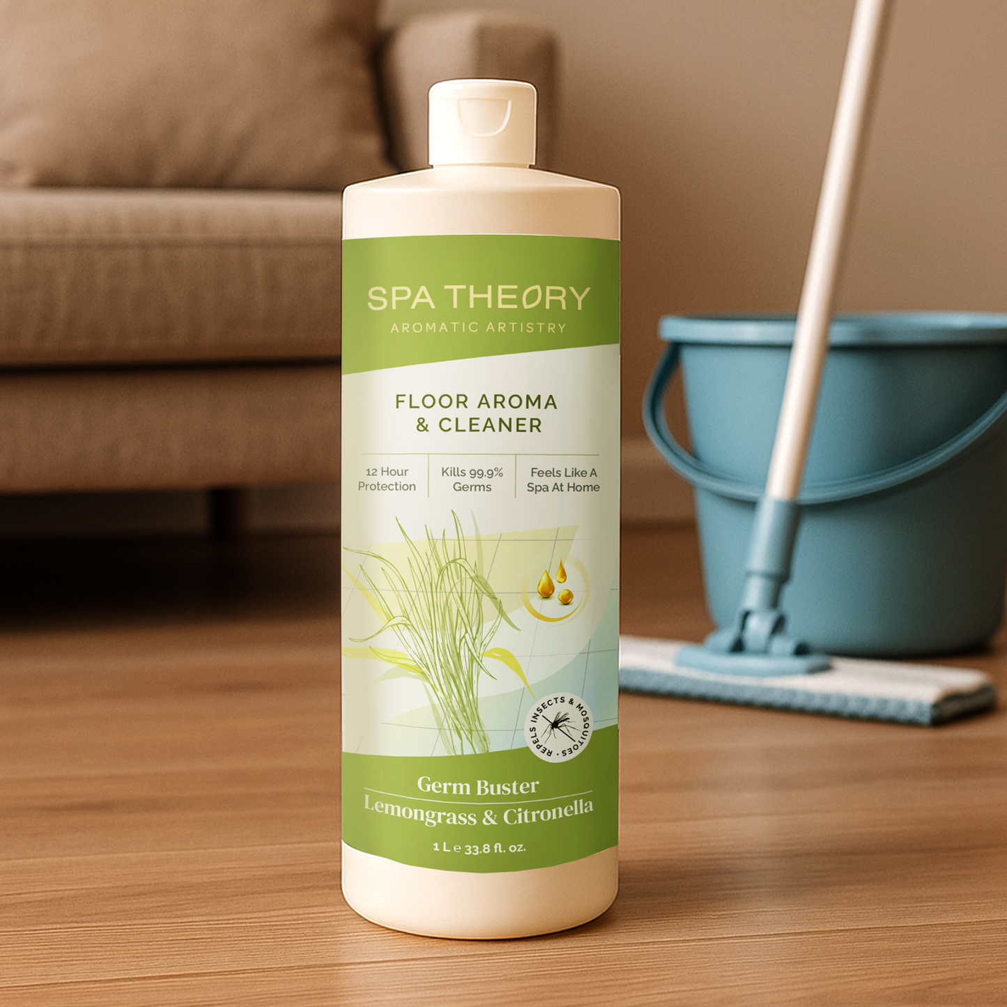Germ Buster Floor Aroma & Cleaner Lemongrass & Citronella