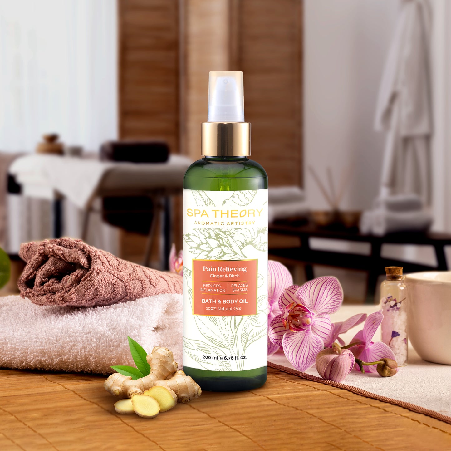 Pain Relieving Ginger & Birch Massage Oil