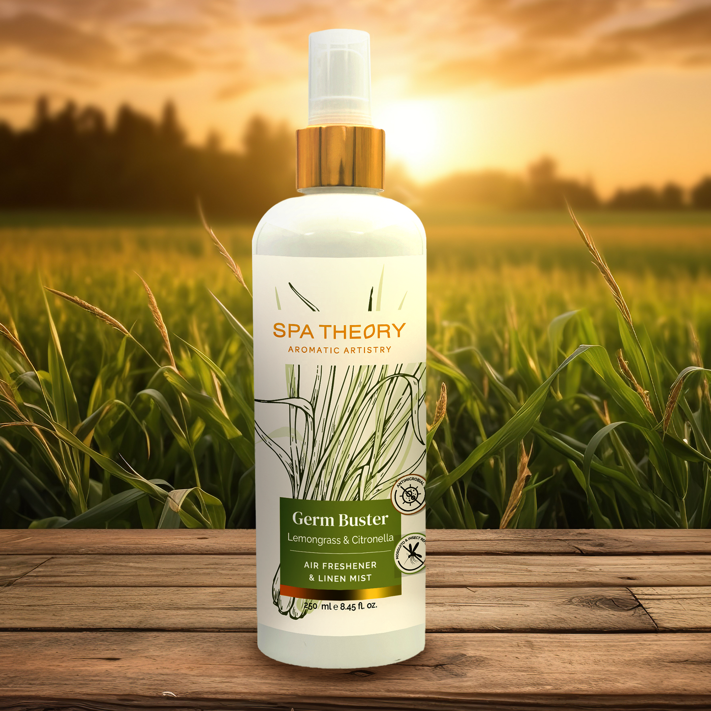 Germ Buster Lemongrass & Citronella Air Freshener & Linen Mist