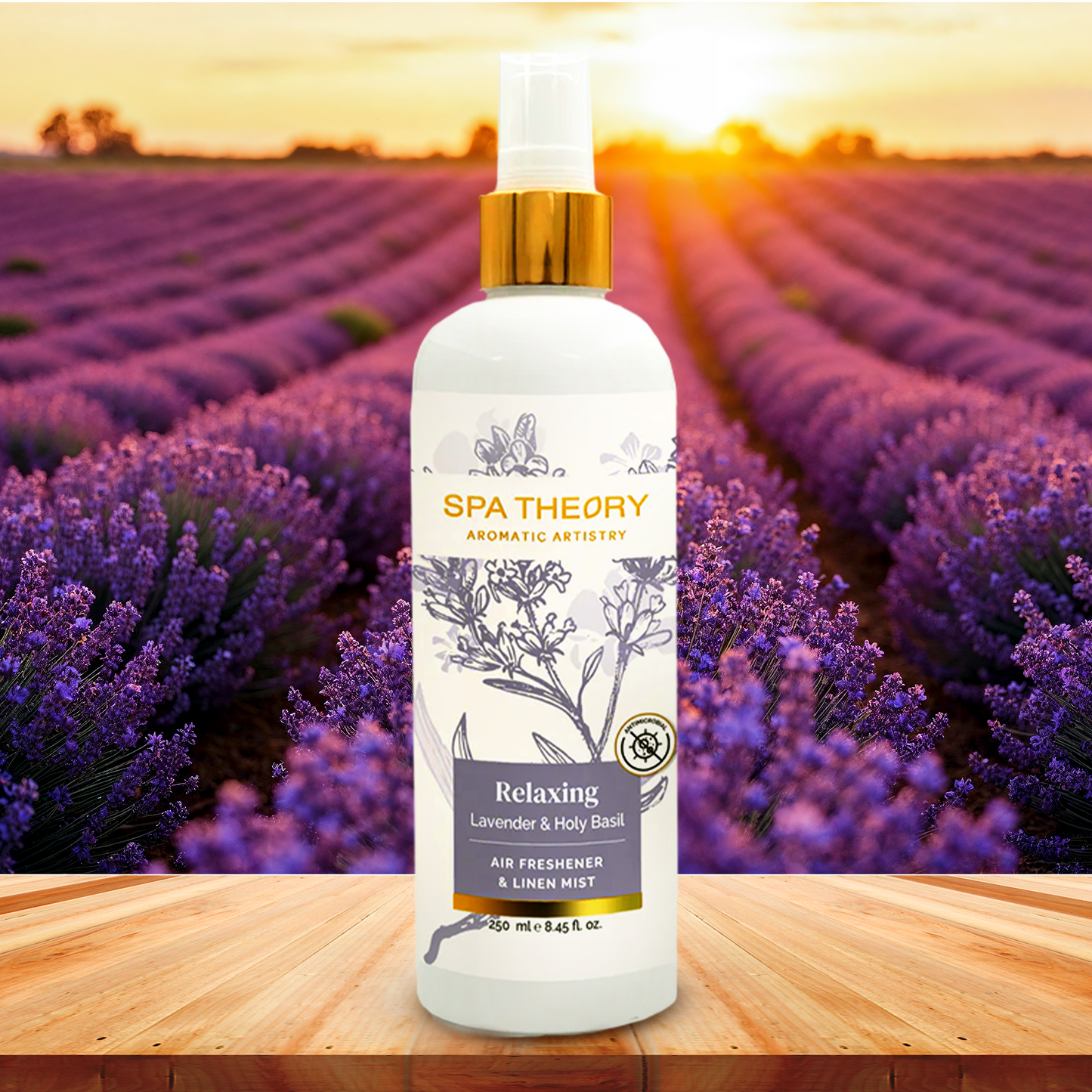 Relaxing Lavender & Holy Basil Air Freshener & Linen Mist