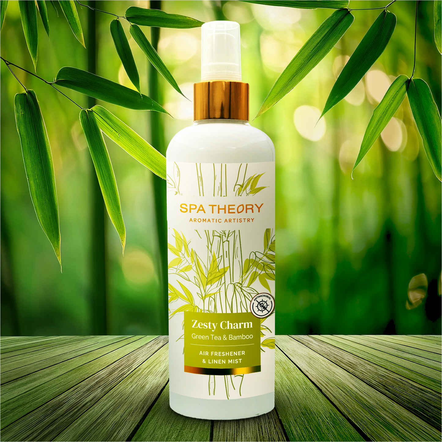 Zesty Charm Green Tea & Bamboo Air Freshener & Linen Mist