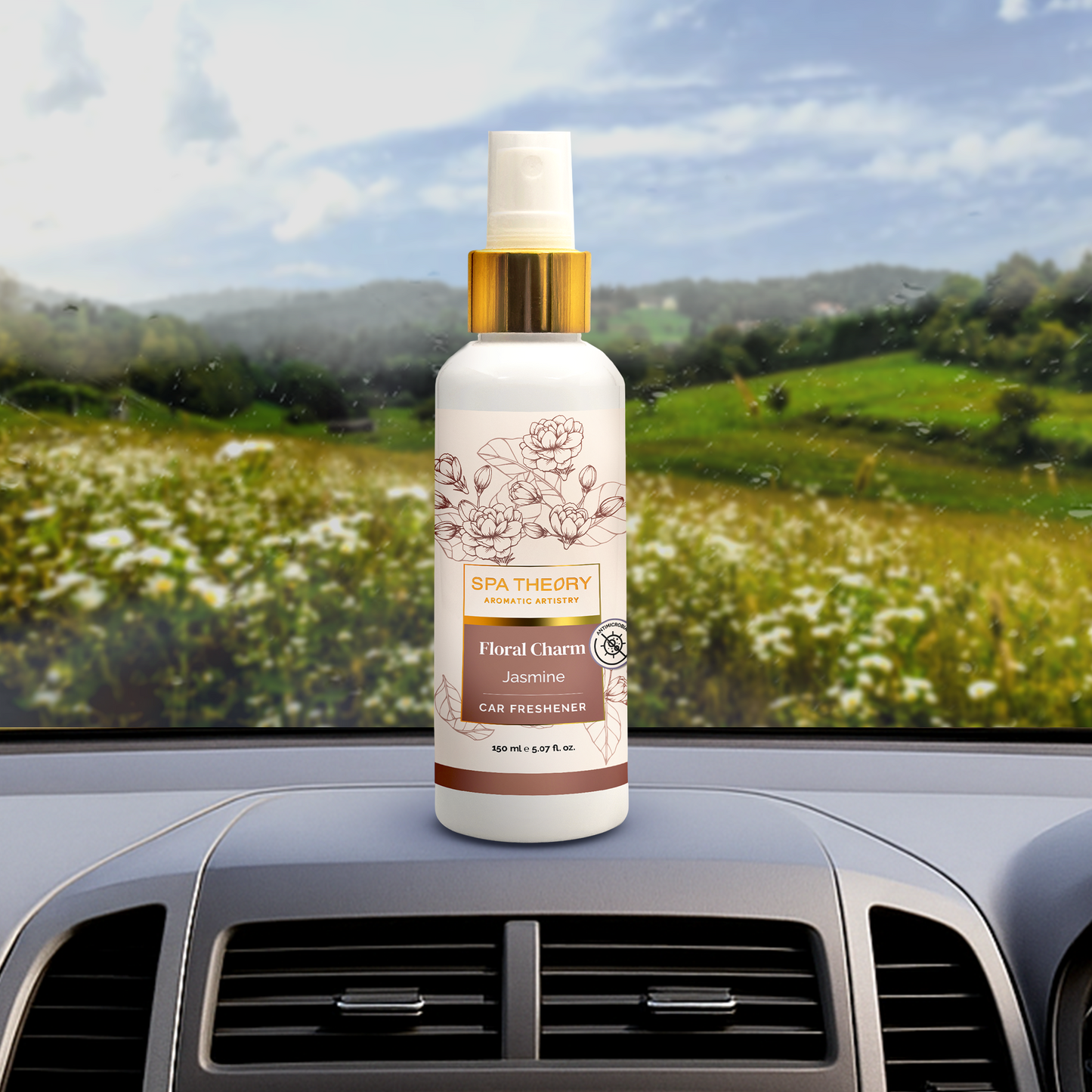 Floral Charm Jasmine Car Freshener