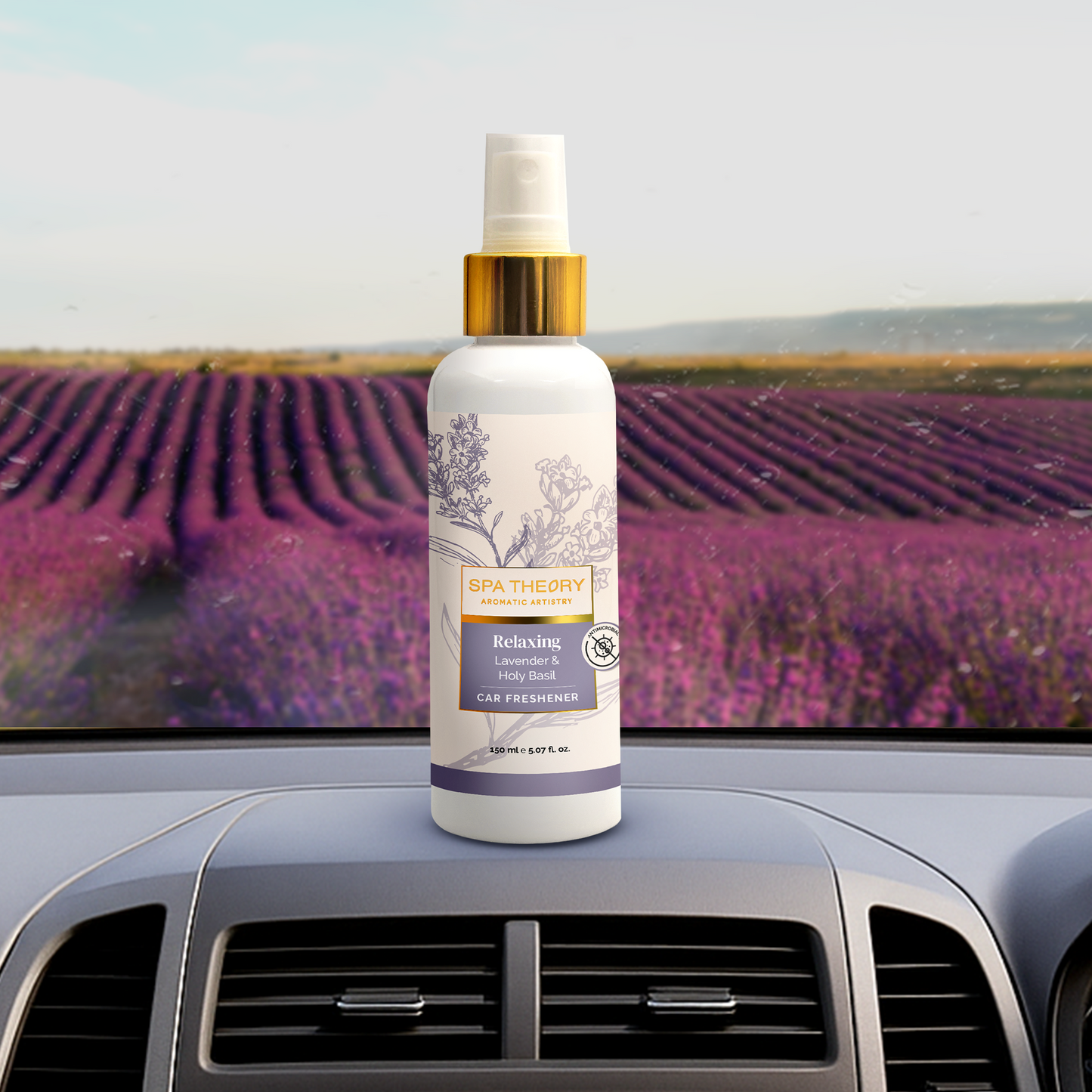 Relaxing Lavender & Holy Basil Car Freshener