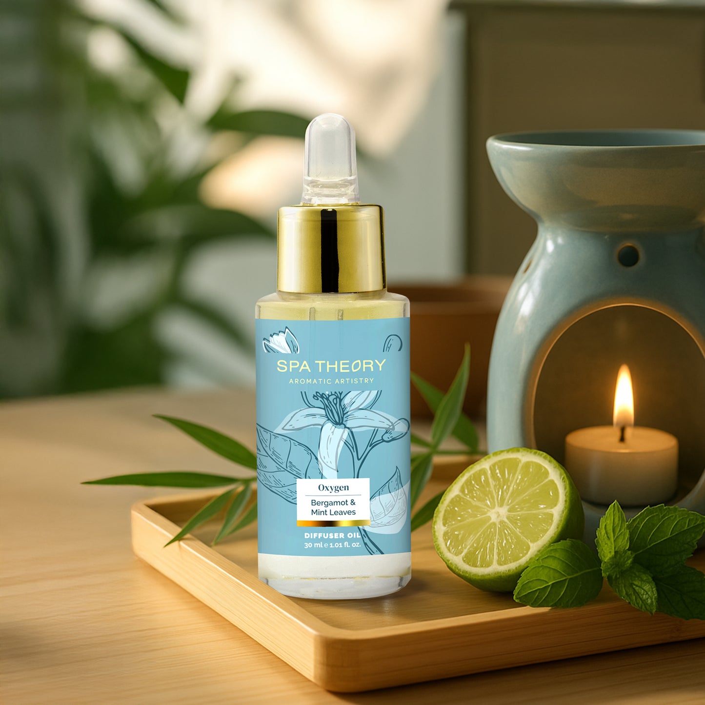 Oxygen Bergamot & Mint Leaves Diffuser Oil
