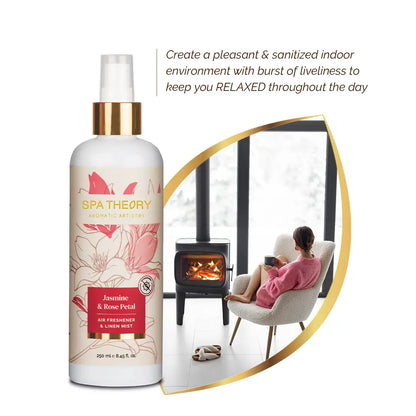 Rosmine Jasmine & Rose Petal Air Freshener & Linen Mist