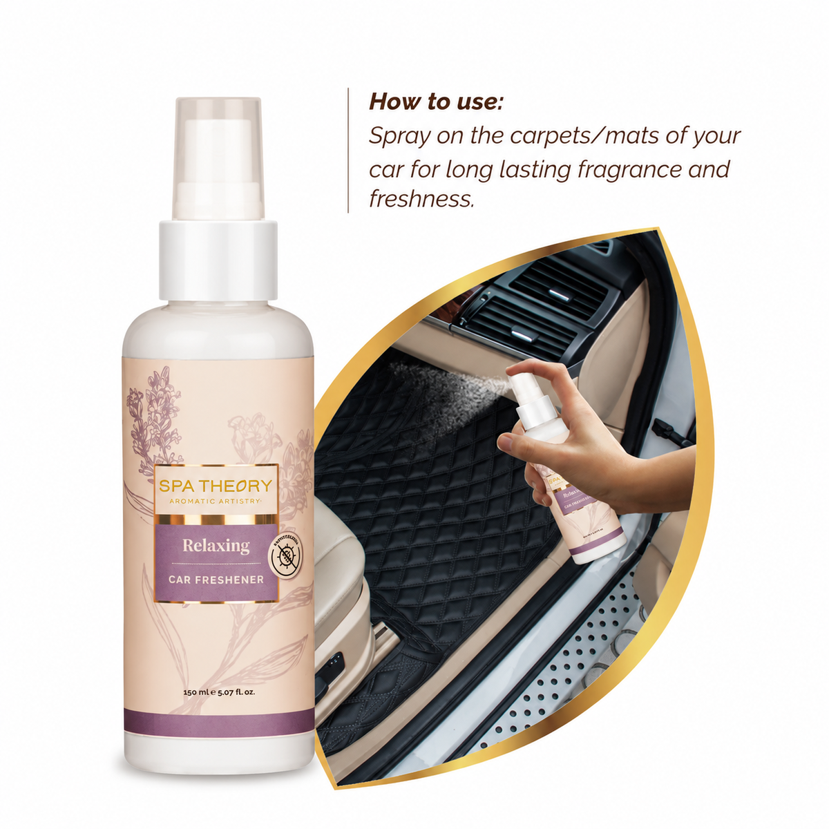 Relaxing Lavender & Holy Basil Car Freshener