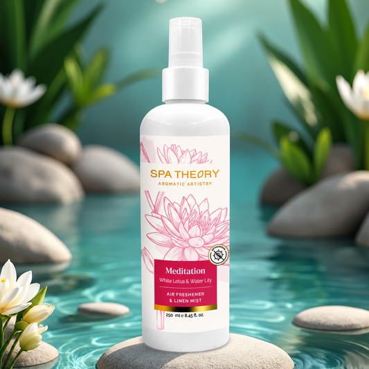 Meditation White Lotus and Water Lily Air Freshener & Linen Mist