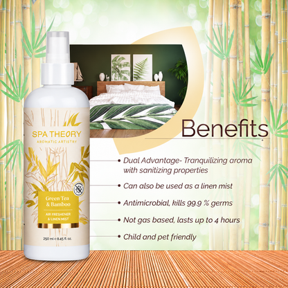 Zesty Charm Green Tea & Bamboo Air Freshener & Linen Mist
