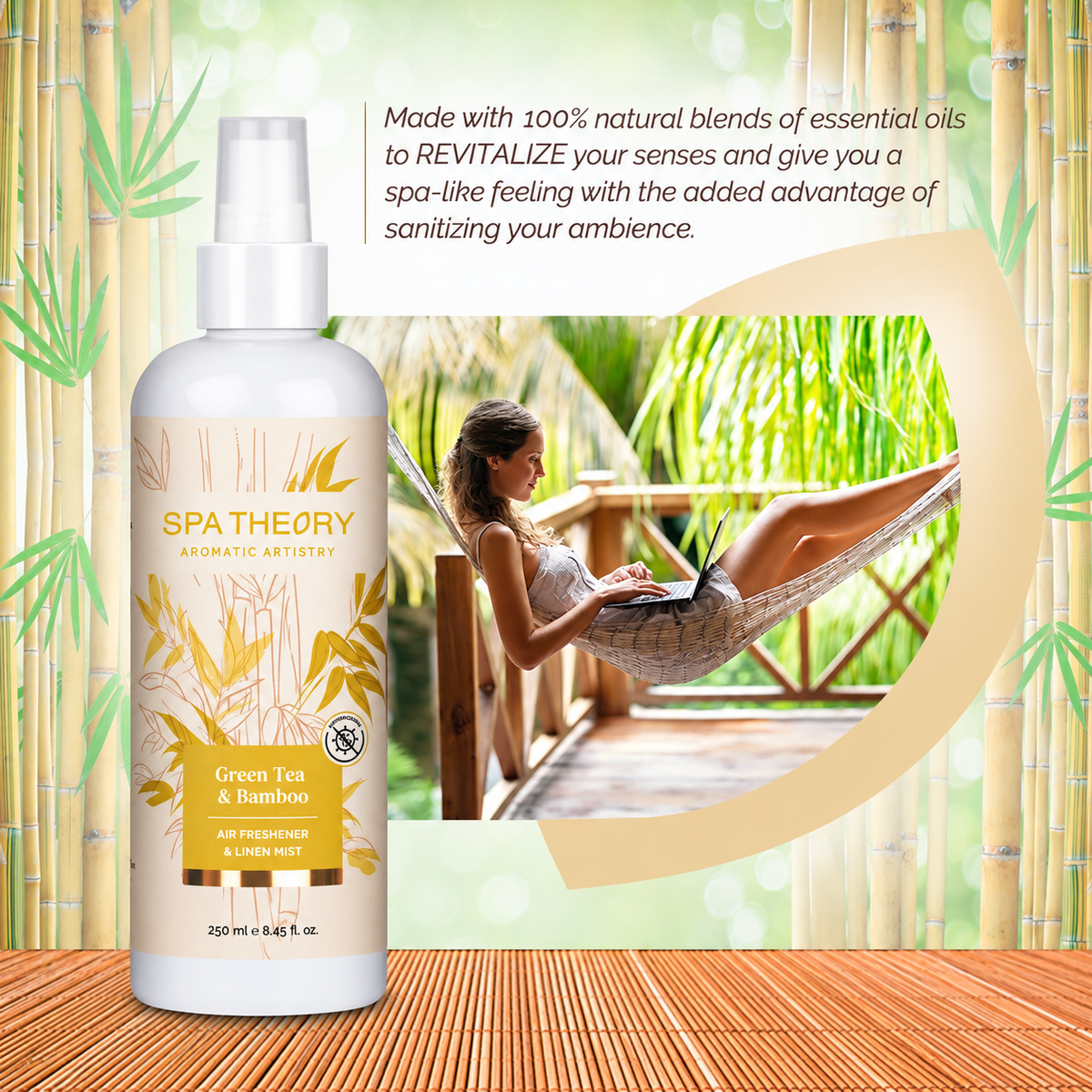 Zesty Charm Green Tea & Bamboo Air Freshener & Linen Mist