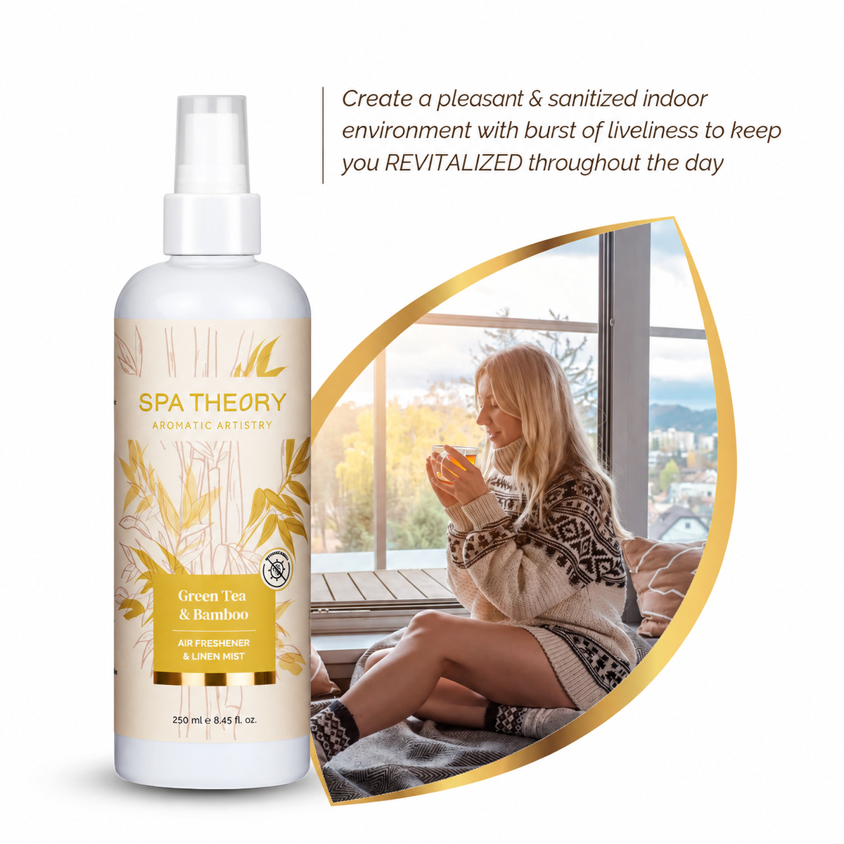 Zesty Charm Green Tea & Bamboo Air Freshener & Linen Mist