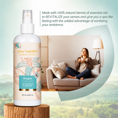 Oxygen Bergamot & Mint Leaves Air Freshener & Linen Mist