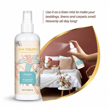 Oxygen Bergamot & Mint Leaves Air Freshener & Linen Mist