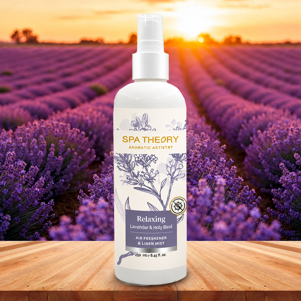 Relaxing Lavender & Holy Basil Air Freshener & Linen Mist