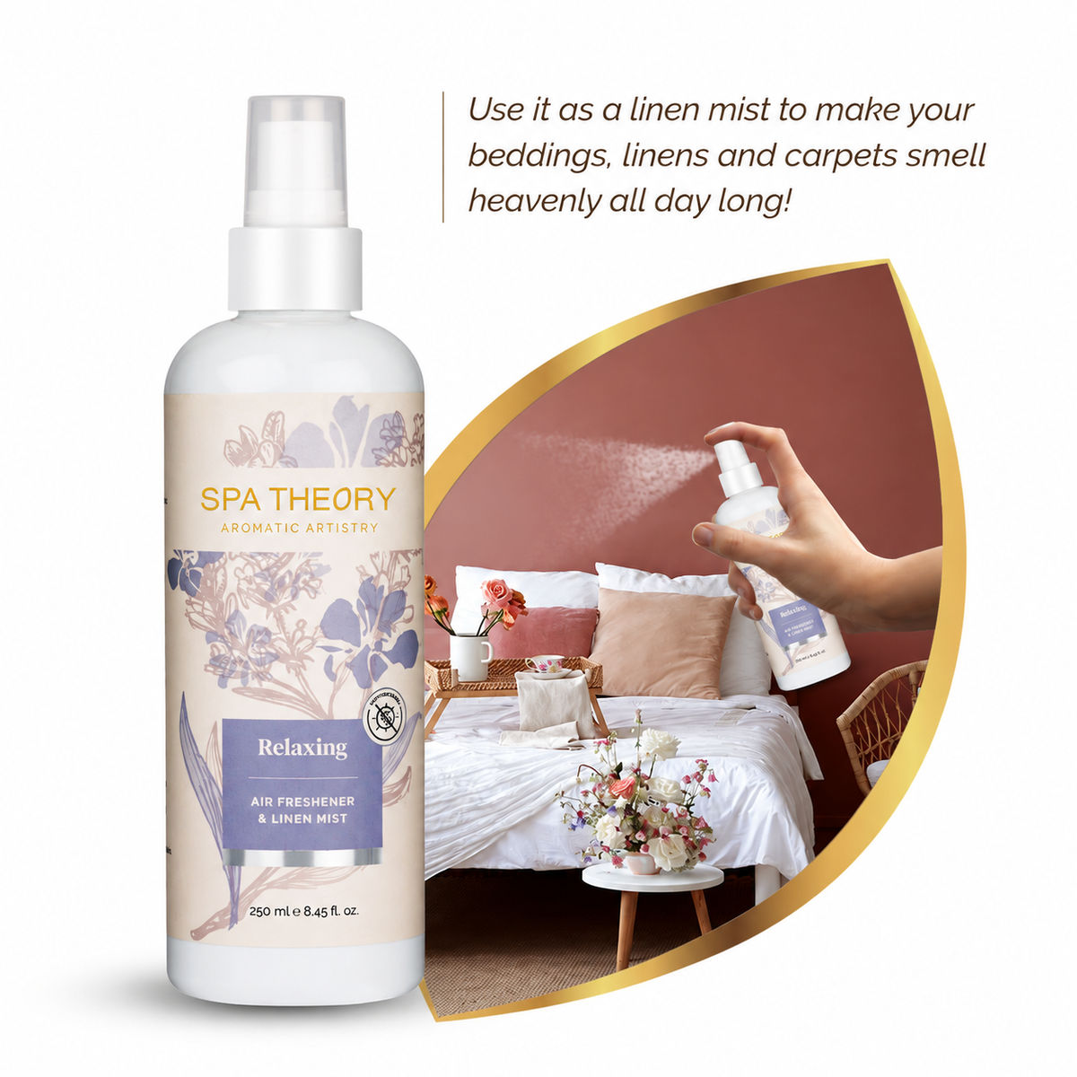 Relaxing Lavender & Holy Basil Air Freshener & Linen Mist