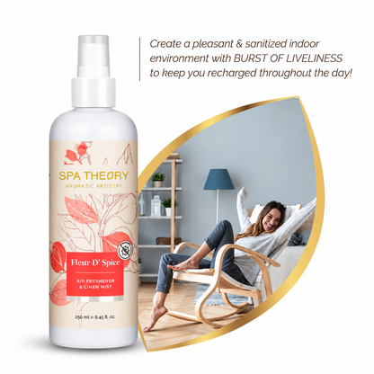 Fleur D' Spice Cedar of Virginia & Nutmeg Air Freshener & Linen Mist