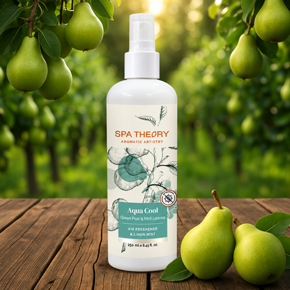 Aqua Cool Green Pear & Mint Leaves Air Freshener & Linen Mist
