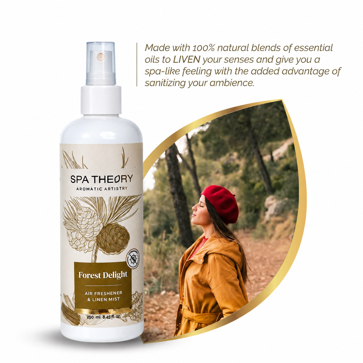 Forest Delight Ginger & Cedarwood Air Freshener and Linen Mist