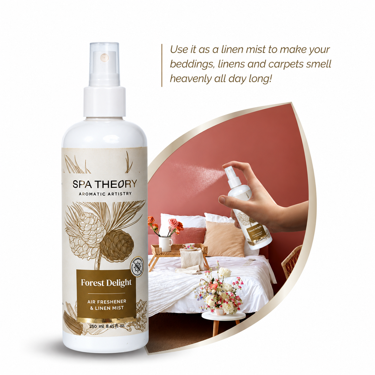 Forest Delight Ginger & Cedarwood Air Freshener and Linen Mist