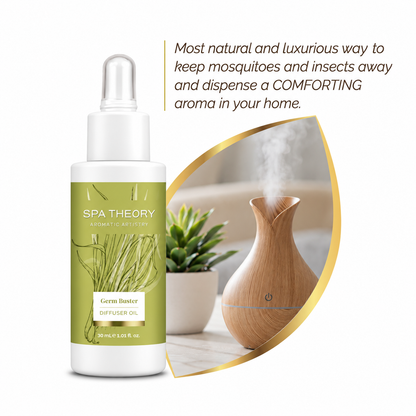 Germ Buster Lemongrass & Citronella Diffuser Oil