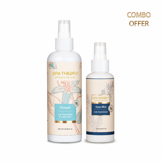 Oxygen Air Freshener/Linen Mist & Aqua Bleu Car Freshener