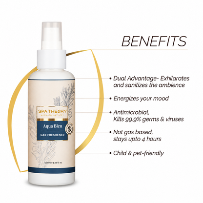Oxygen Air Freshener/Linen Mist & Aqua Bleu Car Freshener