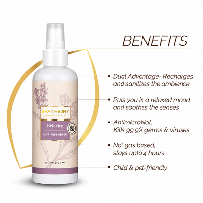 Jasmine & Rose Petal Air Freshener/Linen Mist & Relaxing Car Freshener