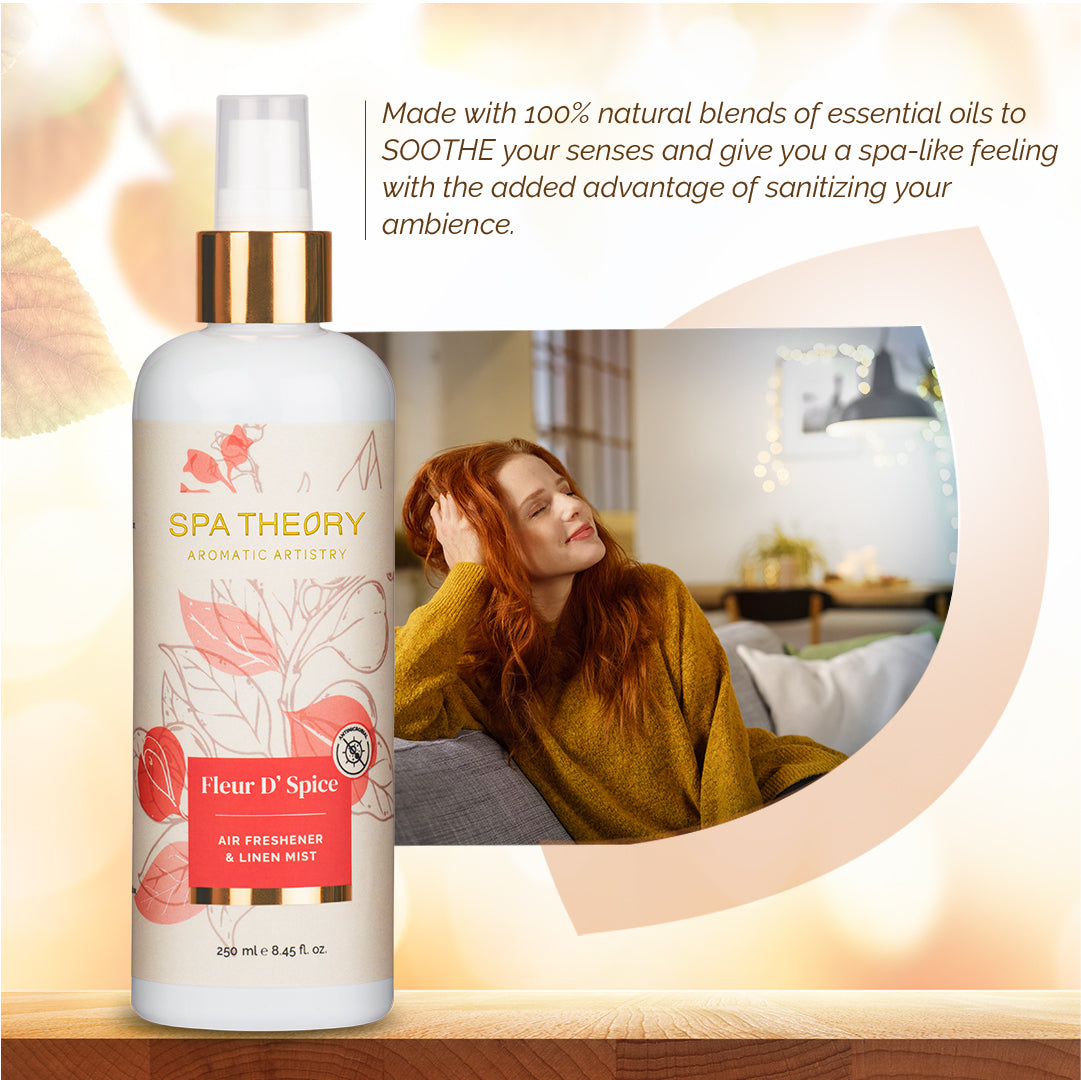 Fleur D' Spice Cedar of Virginia & Nutmeg Air Freshener & Linen Mist