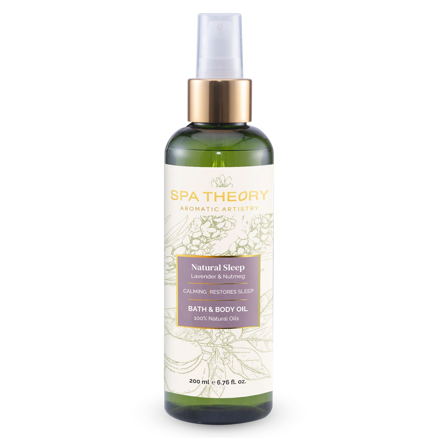 Natural Lavender & Nutmeg Sleep Massage Oil