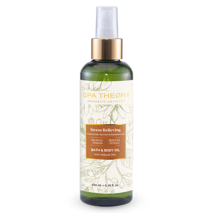 Stress Relieving Chamomile Garmer & Sandalwood Massage Oil