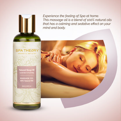 Natural Lavender & Nutmeg Sleep Massage Oil