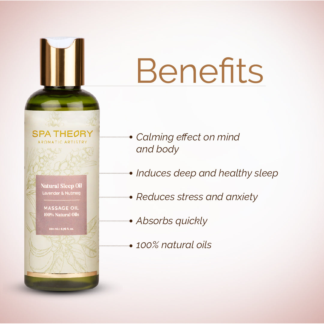 Natural Lavender & Nutmeg Sleep Massage Oil