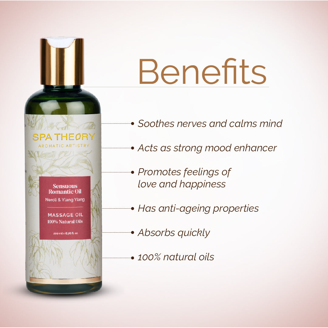 Sensuous Romantic Rosewood & Ylang Ylang  Massage Oil