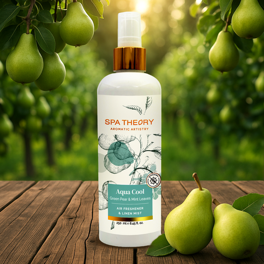 Aqua Cool Green Pear & Mint Leaves Air Freshener & Linen Mist