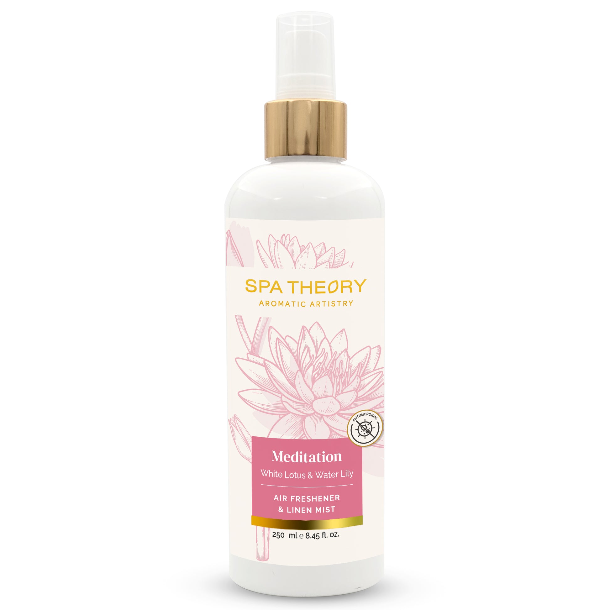 Meditation White Lotus & Water Lily Air Freshener & Linen Mist