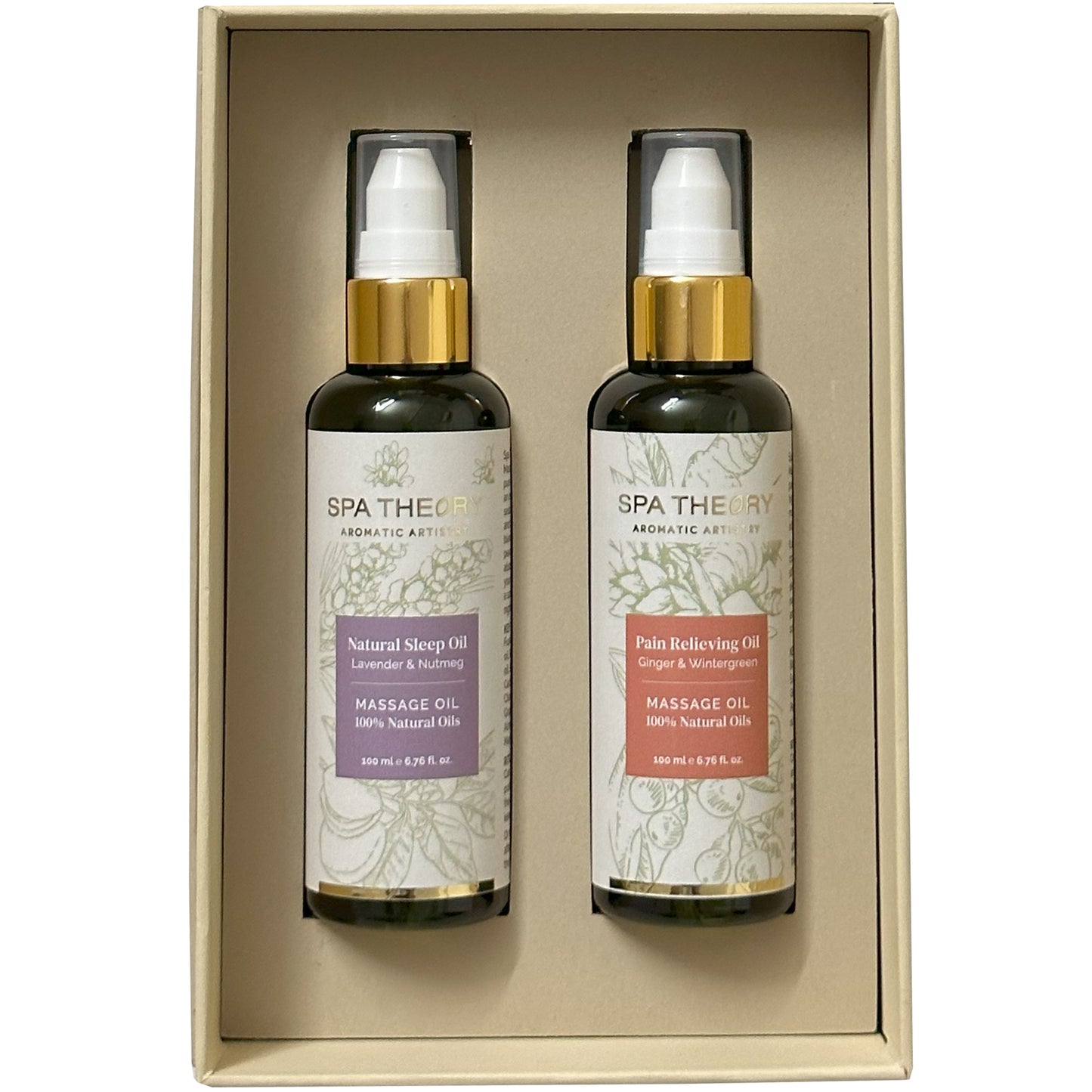 Pain Relieving Oil + Natural Sleep Oil